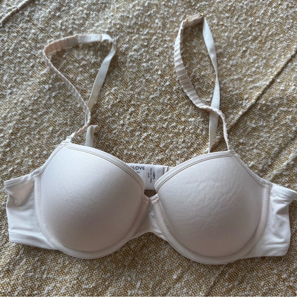 ThirdLove Cream/Nude Underwire T-Shirt Bra size 34B1/2